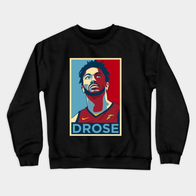 Derrick Rose Cleveland Cavaliers Artwork Crewneck Sweatshirt by hesxjohnpaul